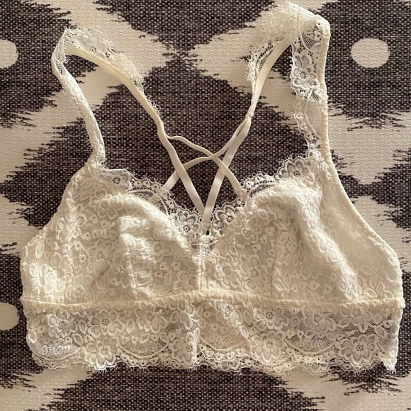 Aerie White Bralette - Picture 1 of 3
